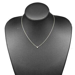 TIFFANY&Co. By the yard Necklace Silver925/diamond 1.6g Women